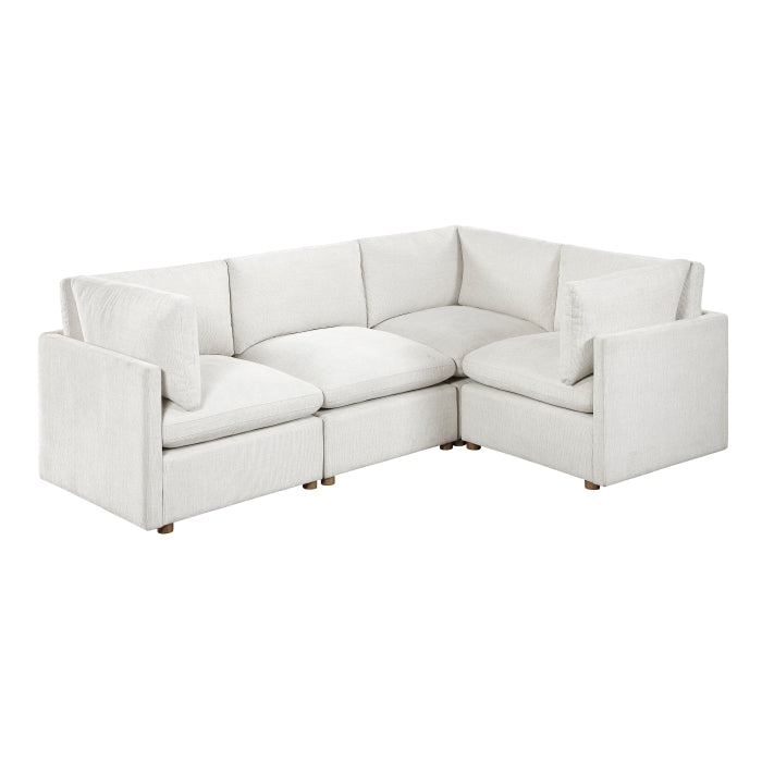 8338BE*43CRAC (4)4-Piece Modular Sectional - 8338BE*43CRAC