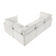 8338BE*43CRAC (4)4-Piece Modular Sectional - 8338BE*43CRAC