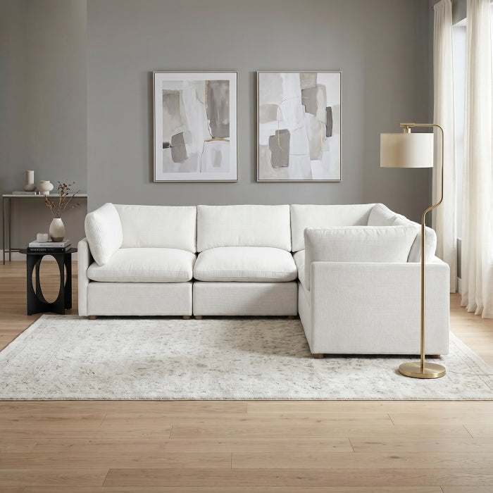 8338BE*43CRAC (4)4-Piece Modular Sectional - 8338BE*43CRAC