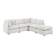 8338BE*52AC2CROT (5)5-Piece Modular Sectional with Ottoman - 8338BE*52AC2CROT