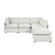 8338BE*52AC2CROT (5)5-Piece Modular Sectional with Ottoman - 8338BE*52AC2CROT