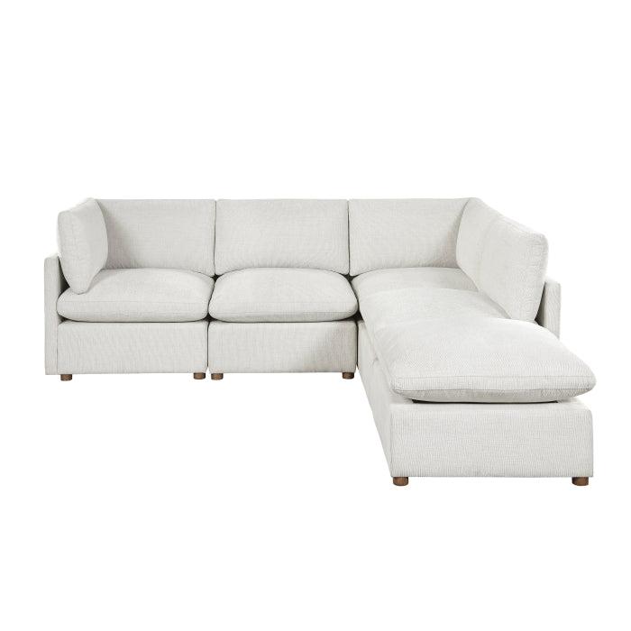 8338BE*52AC2CROT (5)5-Piece Modular Sectional with Ottoman - 8338BE*52AC2CROT