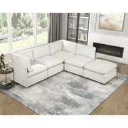 8338BE*52AC2CROT (5)5-Piece Modular Sectional with Ottoman - 8338BE*52AC2CROT