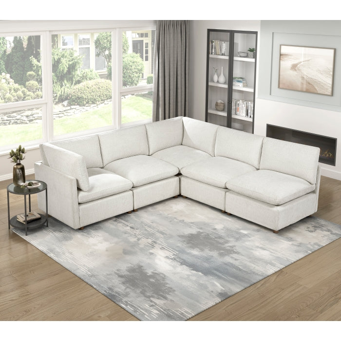8338BE*52CR3AC (5)5-Piece Modular Sectional - 8338BE*52CR3AC