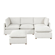 8338BE*52CRAC2OT (5)5-Piece Modular Sectional with Two Ottomans - 8338BE*52CRAC2OT