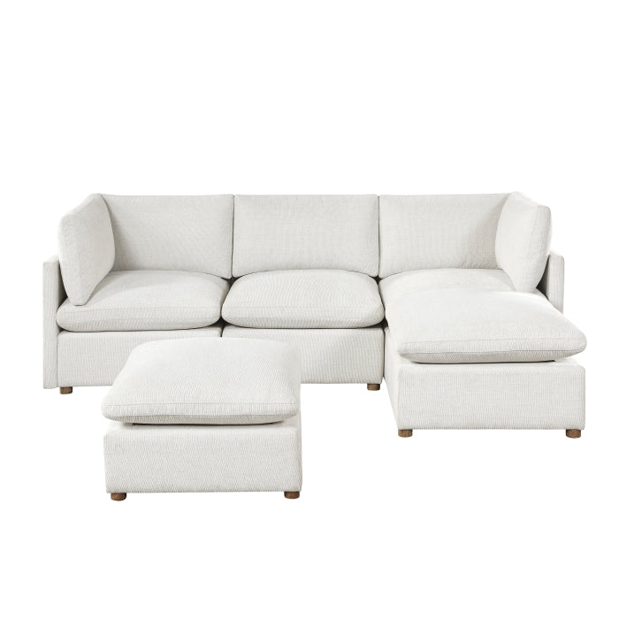 8338BE*52CRAC2OT (5)5-Piece Modular Sectional with Two Ottomans - 8338BE*52CRAC2OT