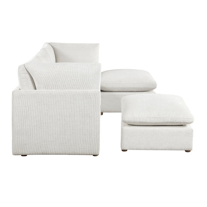 8338BE*52CRAC2OT (5)5-Piece Modular Sectional with Two Ottomans - 8338BE*52CRAC2OT
