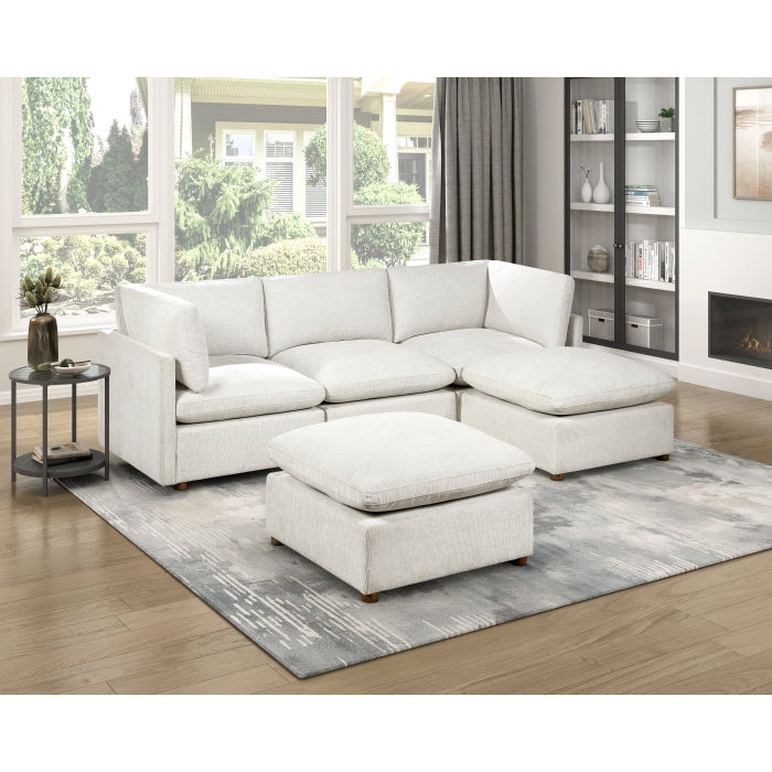 8338BE*52CRAC2OT (5)5-Piece Modular Sectional with Two Ottomans - 8338BE*52CRAC2OT