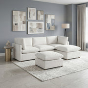 8338BE*52CRAC2OT (5)5-Piece Modular Sectional with Two Ottomans - 8338BE*52CRAC2OT