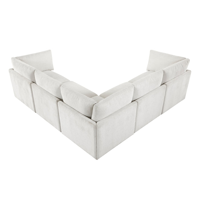 8338BE*53CR2AC (5)5-Piece Modular Sectional - 8338BE*53CR2AC