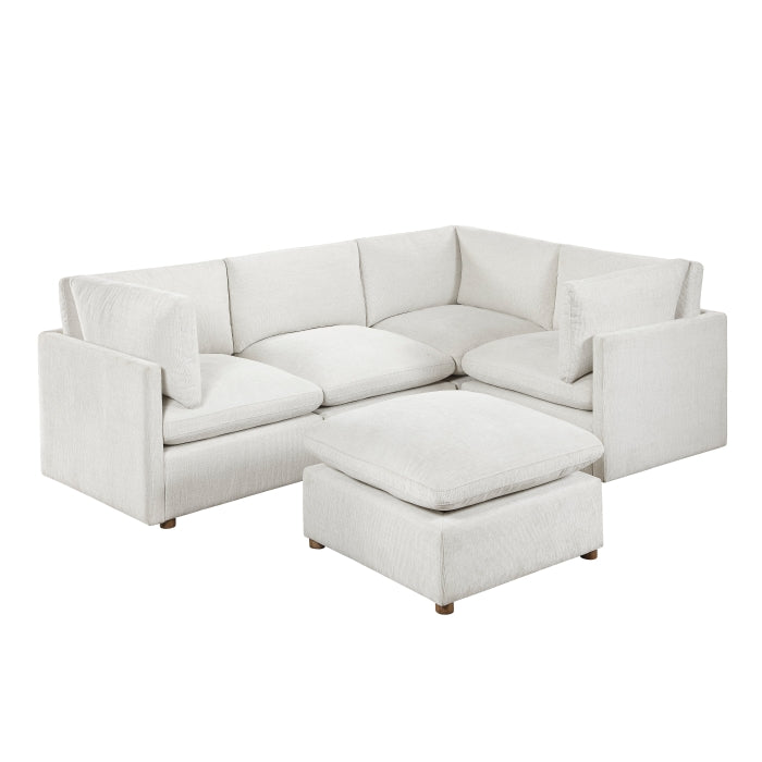 8338BE*53CRACOT (5)5-Piece Modular Sectional with Ottoman - 8338BE*53CRACOT