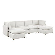 8338BE*62CR2AC2OT (6)6-Piece Modular Sectional with Two Ottomans - 8338BE*62CR2AC2OT