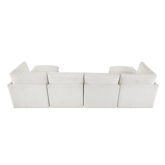 8338BE*62CR2AC2OT (6)6-Piece Modular Sectional with Two Ottomans - 8338BE*62CR2AC2OT