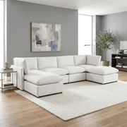 8338BE*62CR2AC2OT (6)6-Piece Modular Sectional with Two Ottomans - 8338BE*62CR2AC2OT