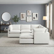 8338BE*63CR2ACOT (6)6-Piece Modular Sectional with Ottoman - 8338BE*63CR2ACOT