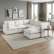 8338BE*63CR2ACOT (6)6-Piece Modular Sectional with Ottoman - 8338BE*63CR2ACOT