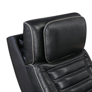 8344BLK-2PWHM Power Double Reclining Love Seat with Center Console, Power Headrests, Storage Arms(Top and Side) ,Cup Holders, Wireless Speakers with Sub-Woofer, Air Massage, Heat, LED Lighting and Charging Ports - 8344BLK-2PWHM