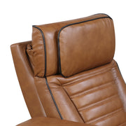 8344BRW-3PWHM Power Double Reclining Sofa with Center Drop-Down Cup Holders, Power Headrests,  Storage Arms(Top and Side) ,Cup holders, Reading Lights, Wireless Charger, Air Massage, Heat,  LED Lighting and Charging Ports - 8344BRW-3PWHM