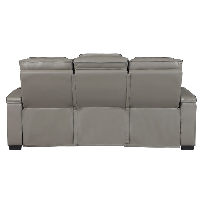 8344GRY*2PWHM 2pc Set: Sofa, Love (Power) - 8344GRY*2PWHM