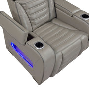 8344GRY*2PWHM 2pc Set: Sofa, Love (Power) - 8344GRY*2PWHM