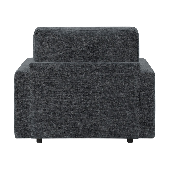8345DGY-1 Convertible Sleeper Chair with Charging Ports - 8345DGY-1