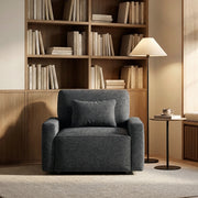 8345DGY-1 Convertible Sleeper Chair with Charging Ports - 8345DGY-1