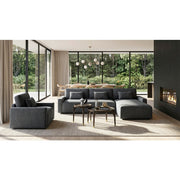 8345DGY-1 Convertible Sleeper Chair with Charging Ports - 8345DGY-1