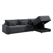 8345DGY*23LRC 2-Piece Sectional with Convertible Queen Sleeper and Right Side Chaise - 8345DGY*23LRC