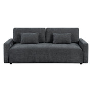 8345DGY-3 Convertible Queen Sleeper Sofa with Charging Ports - 8345DGY-3