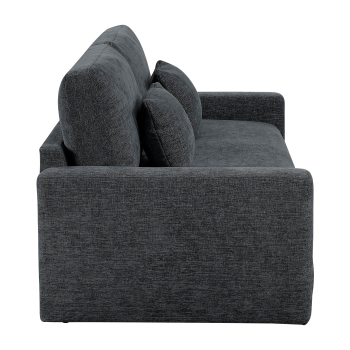 8345DGY-3 Convertible Queen Sleeper Sofa with Charging Ports - 8345DGY-3