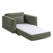 8345GRN-1 Convertible Sleeper Chair with Charging Ports - 8345GRN-1