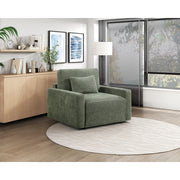 8345GRN-1 Convertible Sleeper Chair with Charging Ports - 8345GRN-1