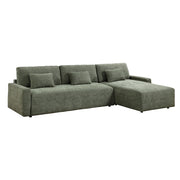 8345GRN*23LRC 2-Piece Sectional with Convertible Queen Sleeper and Right Side Chaise - 8345GRN*23LRC