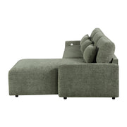 8345GRN*23LRC 2-Piece Sectional with Convertible Queen Sleeper and Right Side Chaise - 8345GRN*23LRC