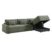 8345GRN*23LRC 2-Piece Sectional with Convertible Queen Sleeper and Right Side Chaise - 8345GRN*23LRC
