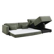 8345GRN*23LRC 2-Piece Sectional with Convertible Queen Sleeper and Right Side Chaise - 8345GRN*23LRC