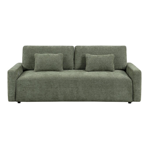 8345GRN-3 Convertible Queen Sleeper Sofa with Charging Ports - 8345GRN-3