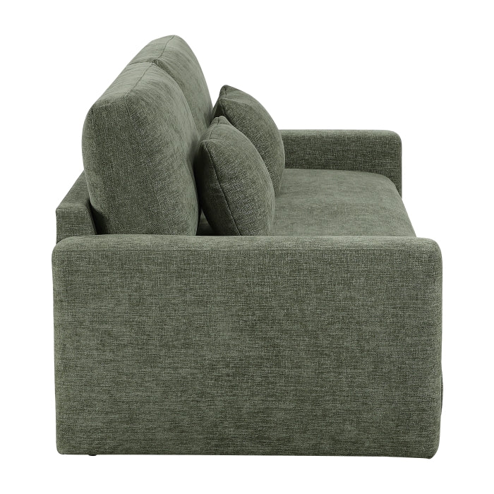 8345GRN-3 Convertible Queen Sleeper Sofa with Charging Ports - 8345GRN-3