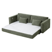 8345GRN-3 Convertible Queen Sleeper Sofa with Charging Ports - 8345GRN-3