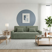 8345GRN-3 Convertible Queen Sleeper Sofa with Charging Ports - 8345GRN-3