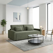 8345GRN-3 Convertible Queen Sleeper Sofa with Charging Ports - 8345GRN-3