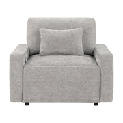 8345GRY-1 Convertible Sleeper Chair with Charging Ports - 8345GRY-1