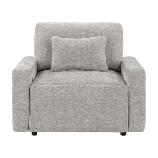 8345GRY-1 Convertible Sleeper Chair with Charging Ports - 8345GRY-1