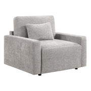 8345GRY-1 Convertible Sleeper Chair with Charging Ports - 8345GRY-1