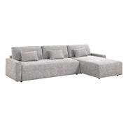 8345GRY*23LRC 2-Piece Sectional with Convertible Queen Sleeper and Right Side Chaise - 8345GRY*23LRC