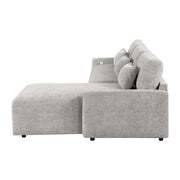 8345GRY*23LRC 2-Piece Sectional with Convertible Queen Sleeper and Right Side Chaise - 8345GRY*23LRC