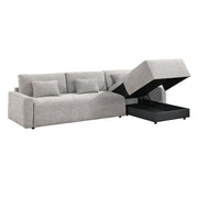 8345GRY*23LRC 2-Piece Sectional with Convertible Queen Sleeper and Right Side Chaise - 8345GRY*23LRC