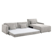 8345GRY*23LRC 2-Piece Sectional with Convertible Queen Sleeper and Right Side Chaise - 8345GRY*23LRC