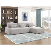 8345GRY*23LRC 2-Piece Sectional with Convertible Queen Sleeper and Right Side Chaise - 8345GRY*23LRC