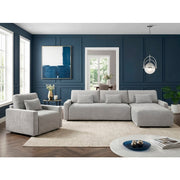8345GRY*23LRC 2-Piece Sectional with Convertible Queen Sleeper and Right Side Chaise - 8345GRY*23LRC
